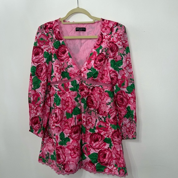 Generation Love Felicia Poplin Floral Mini Dress NWOT - Picture 3 of 7